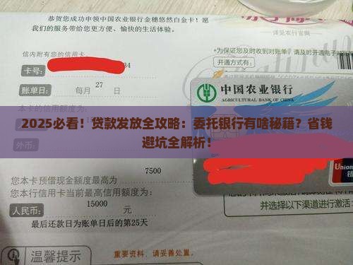 委托银行进行贷款发放