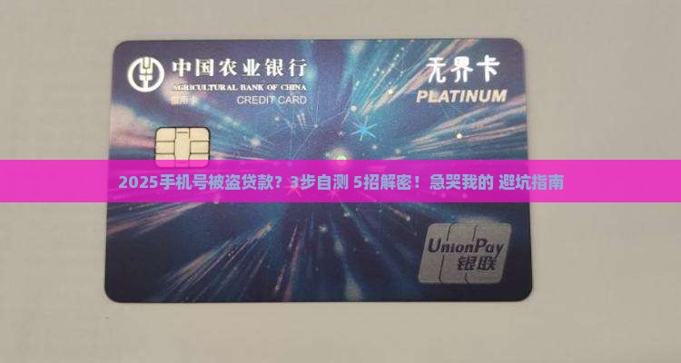 别人盗我手机号贷款
