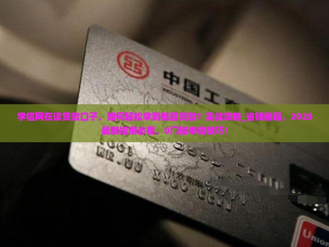 学信网在读贷款口子