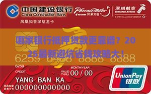 哪个银行能抵押贷款