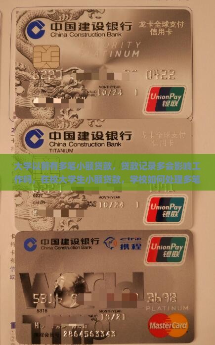 大学以前有多笔小额贷款
