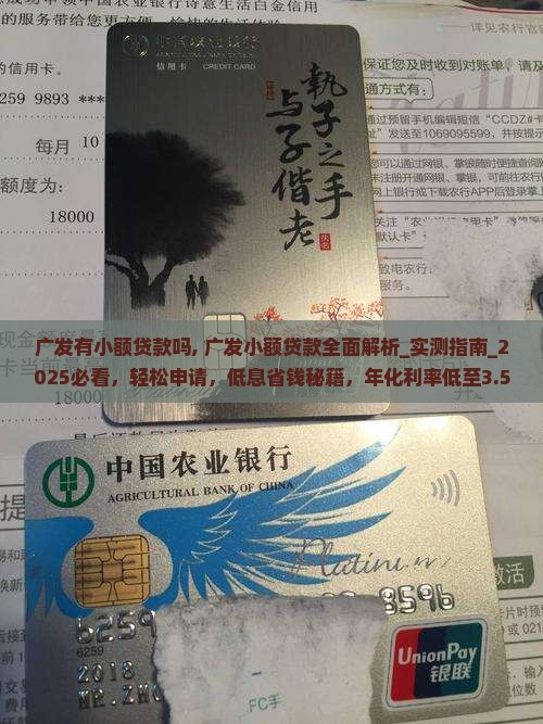广发有小额贷款吗