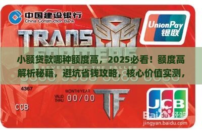 小额贷款哪种额度高