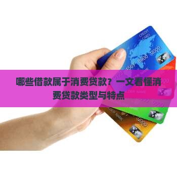 哪些借款属于消费贷款