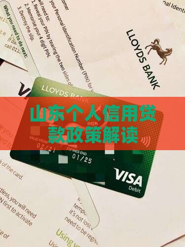 山东个人信用贷款政策