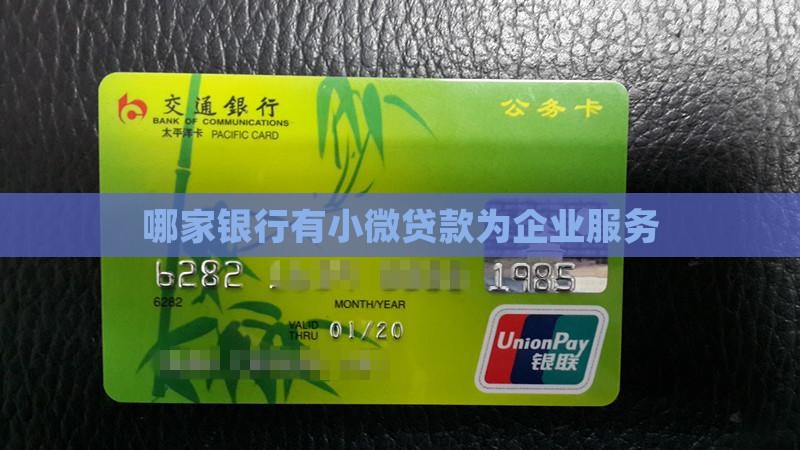 哪家银行有小微贷款