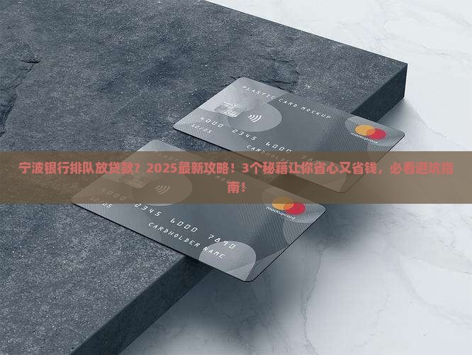 宁波银行排队放贷款
