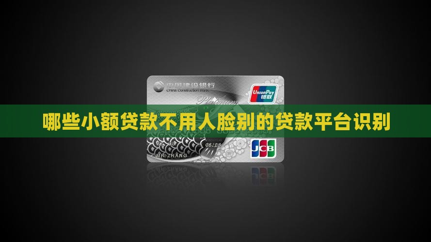 哪些小额贷款不需要人脸 哪些小额贷款不需要人脸