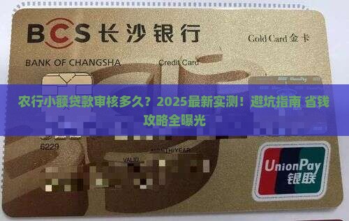 农行小额贷款审核多久 农行小额贷款审核多久