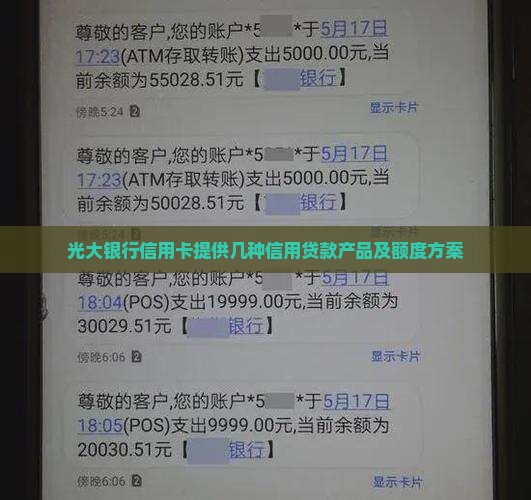 光大信用卡有几种贷款