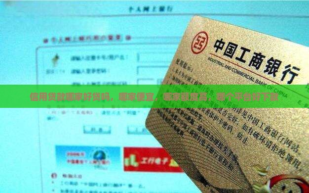 信用贷款哪家好贷吗