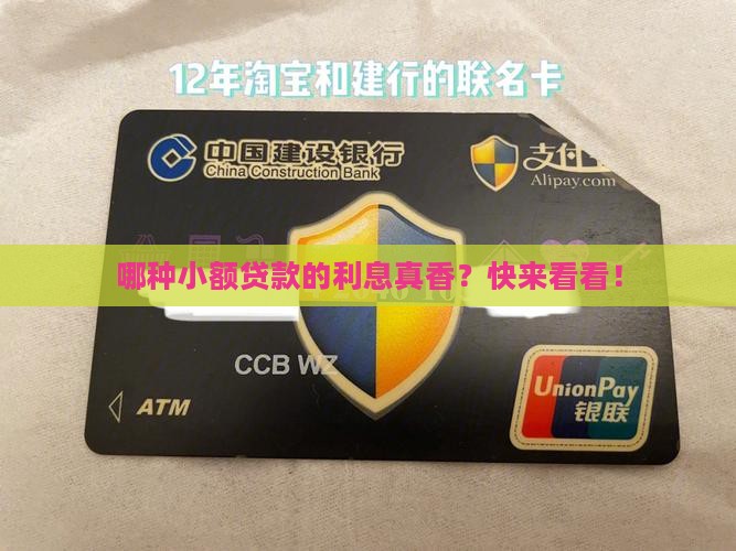 什么小贷贷款利息最低呢
