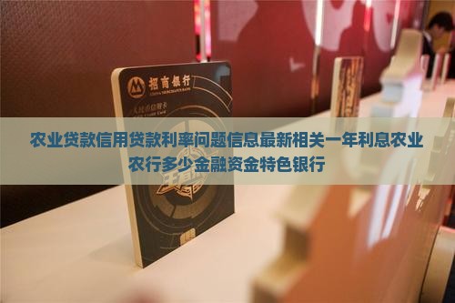 农业贷款信用贷款利率