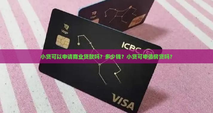 小贷可以申请商业贷款吗