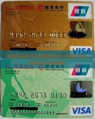 不同银行的贷款总额度
