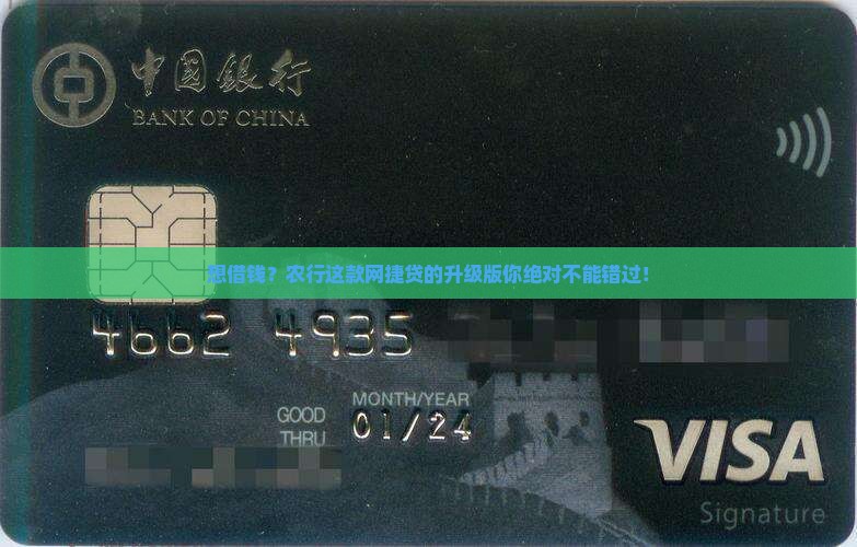 农行类似网捷贷的贷款