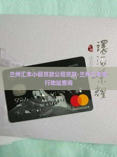 兰州汇丰小额贷款