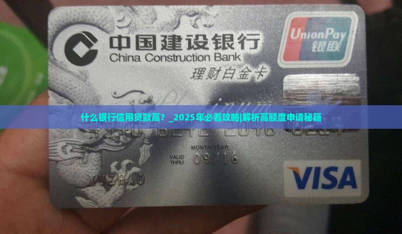 什么银行信用贷款高
