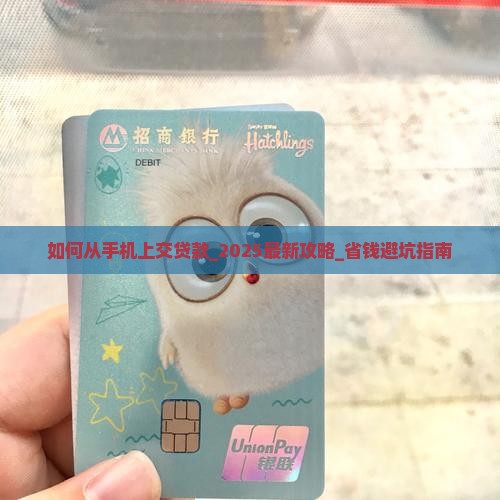 如何从手机上交贷款