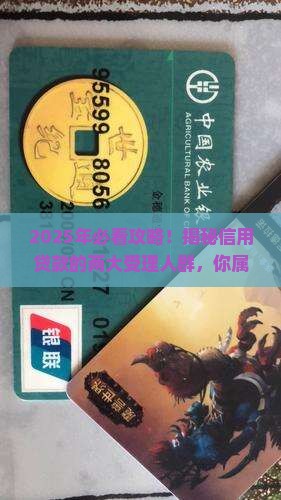 信用贷款的两大受理人群