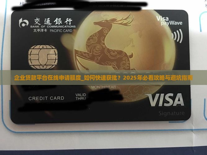 企业贷款平台在线申请额度
