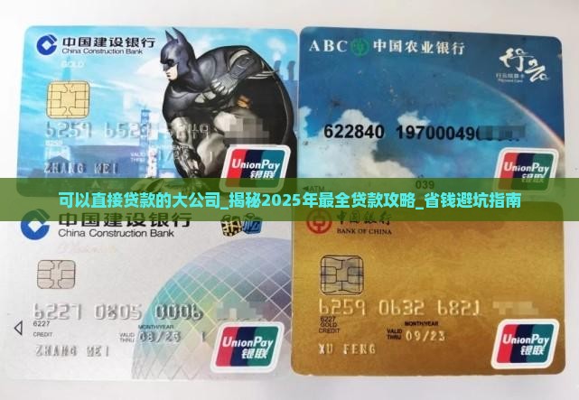 可以直接贷款的大公司