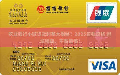 小微贷款农业银行利率
