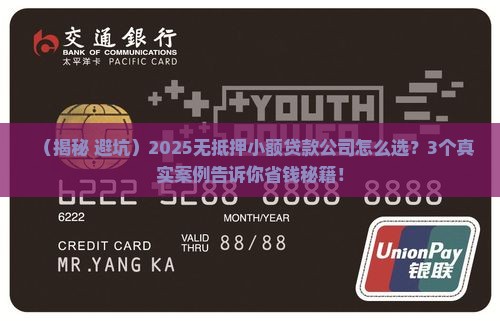 无抵押小额贷款公司