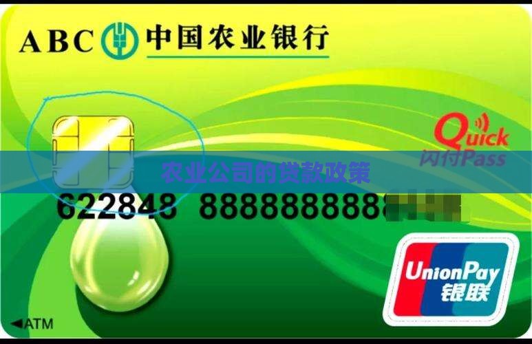 农业公司的贷款政策