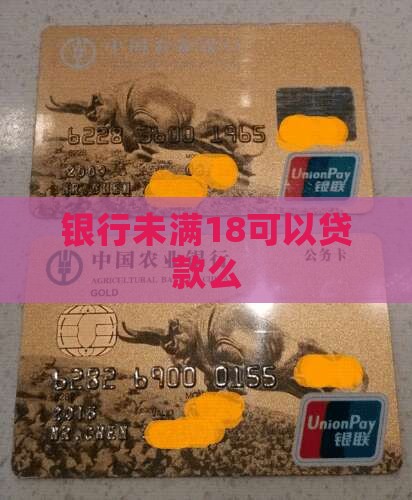 银行未满18可以贷款么