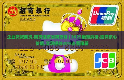 企业贷款助贷