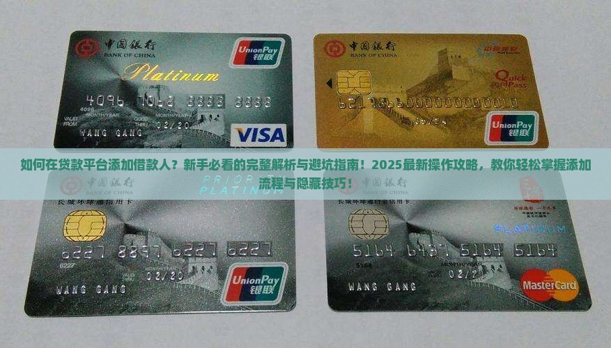 在贷款平台添加借款人