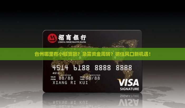 台州哪里有小额贷款