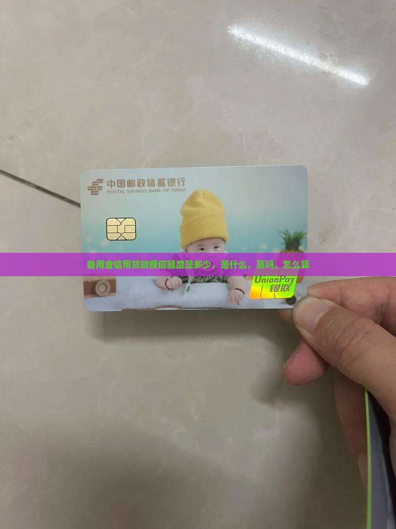 备用金信用贷款授信额度