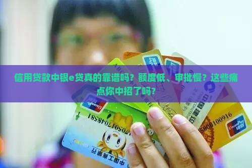 信用贷款中银e贷