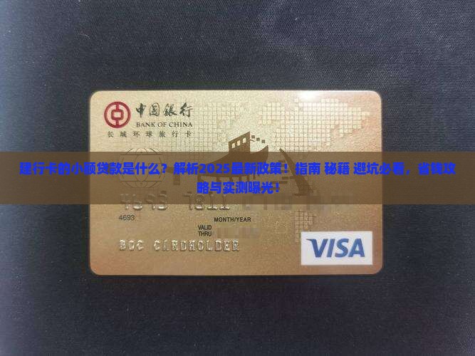 建行卡的小额贷款是什么