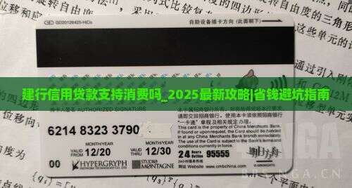 建行信用贷款支持消费吗