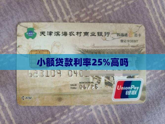小额贷款利率25高吗