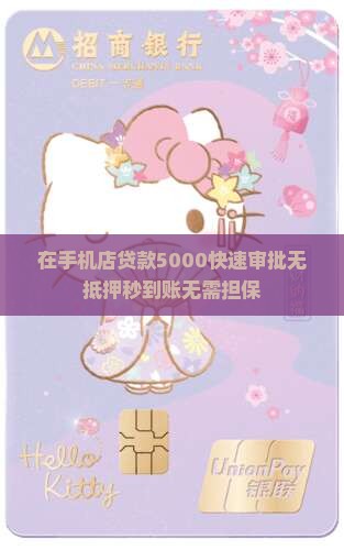 在手机店贷款5000