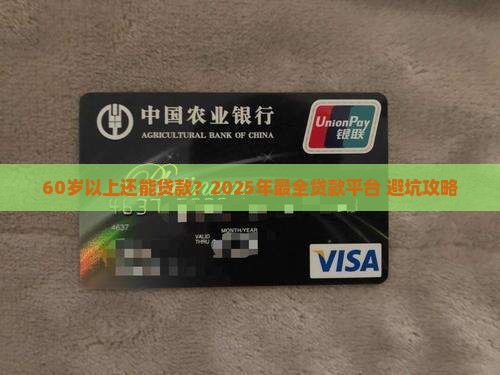 60岁以上哪个平台贷款