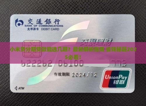小米贷分几期贷款