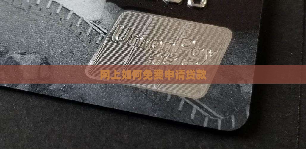 怎么在网上免费申请贷款