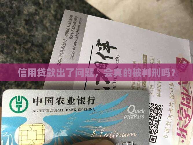 信用贷款要判刑吗