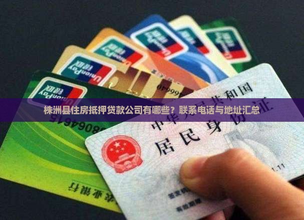 株洲县住房抵押贷款公司