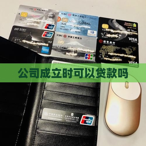 公司成立时可以贷款吗