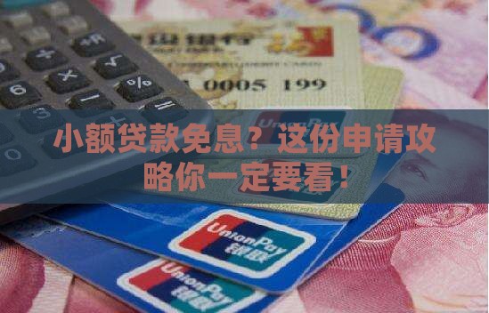 小额贷款免息申请流程