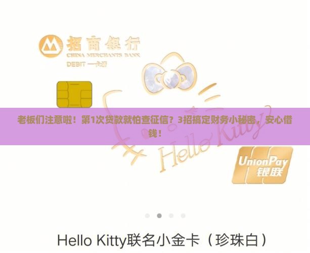 企业贷款查财务征信