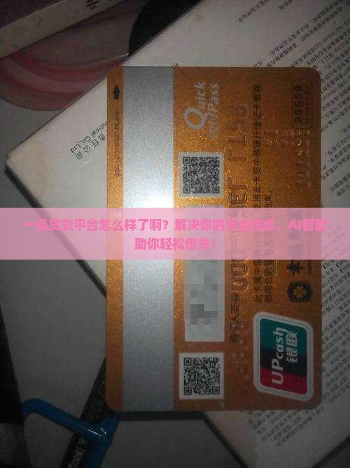 一品贷款平台怎么样了啊