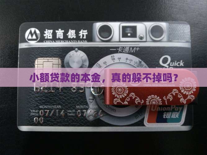 小额贷款本金一定要还吗