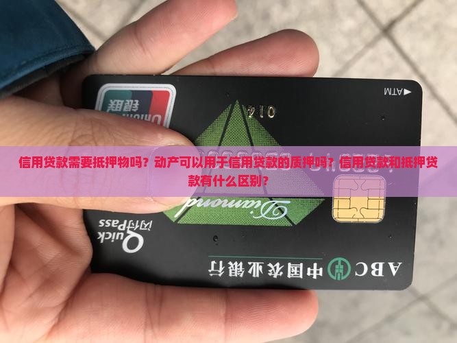 信用贷款可以动产质押吗